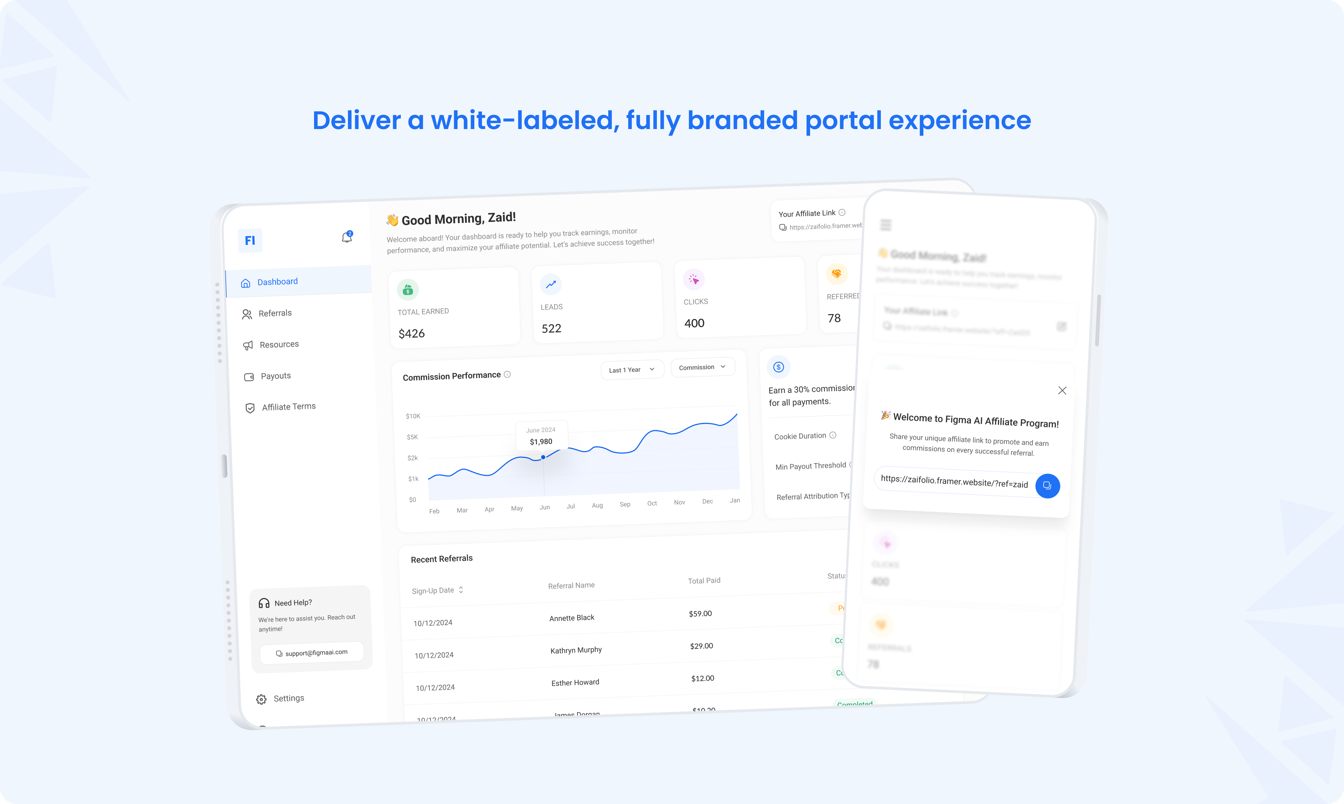 screenshot of Rapid Affiliates